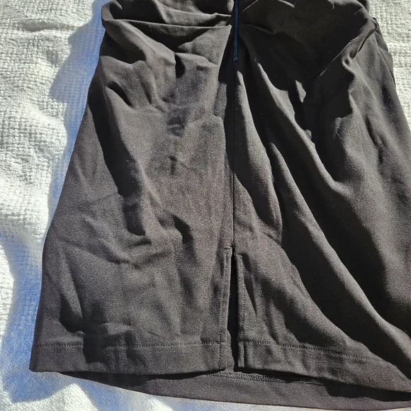 Bcbgmaxazria Dress Women's Black Size Medium Lace Back Ruched Waist BCBG - Picture 4 of 16